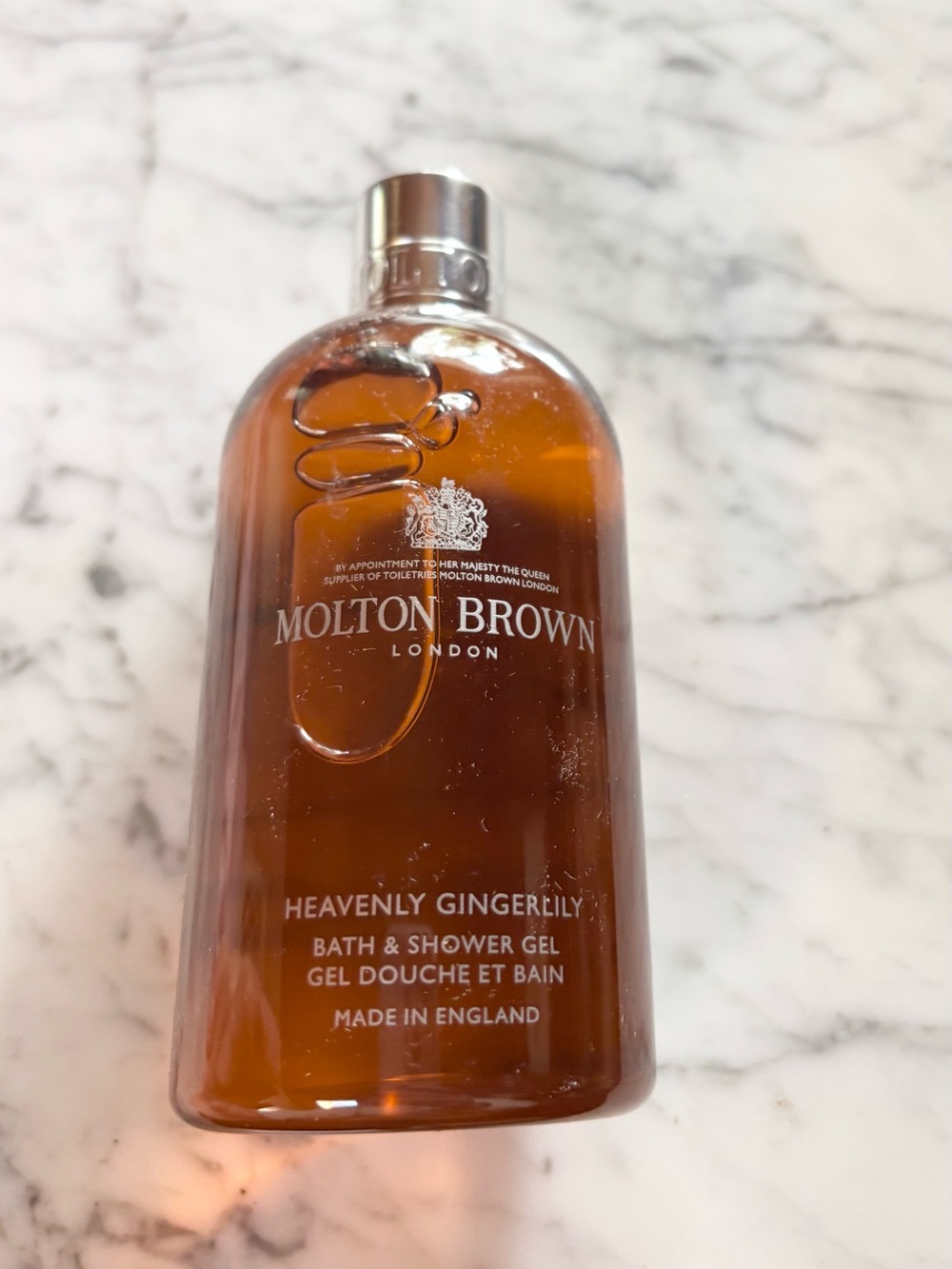 Molton Brown Heavenly Gingerlily Bath & Shower Gel Amber